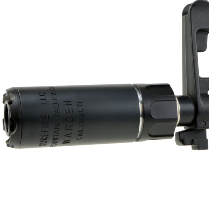 Surefire WARDEN 9cm Suppressor for Gel Blasters - Black