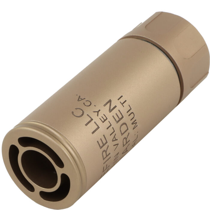 Surefire WARDEN 9cm Suppressor for Gel Blasters - FDE