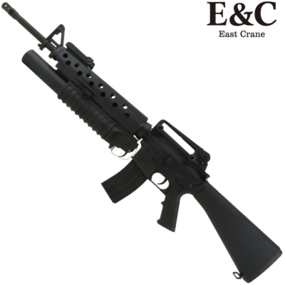 E&C M16A3 Gel Blaster with M203 Grenade Launcher (EC-702) – Black