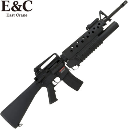 E&C M16A3 Gel Blaster with M203 Grenade Launcher (EC-702) - Black