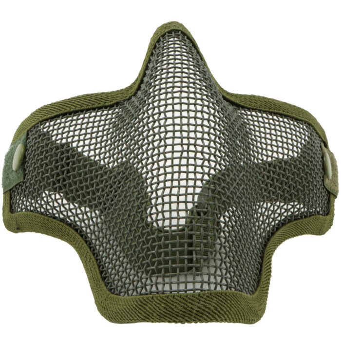 Half Face - Full steel mask Olive Drab (OD)