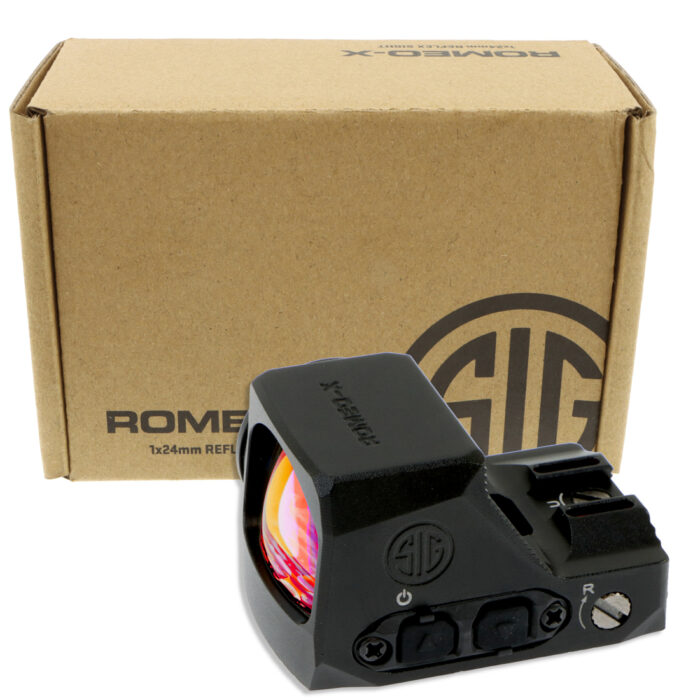 Sig Sauer ROMEO-X Pro 1x24 Red Dot Pistol Sight- Black