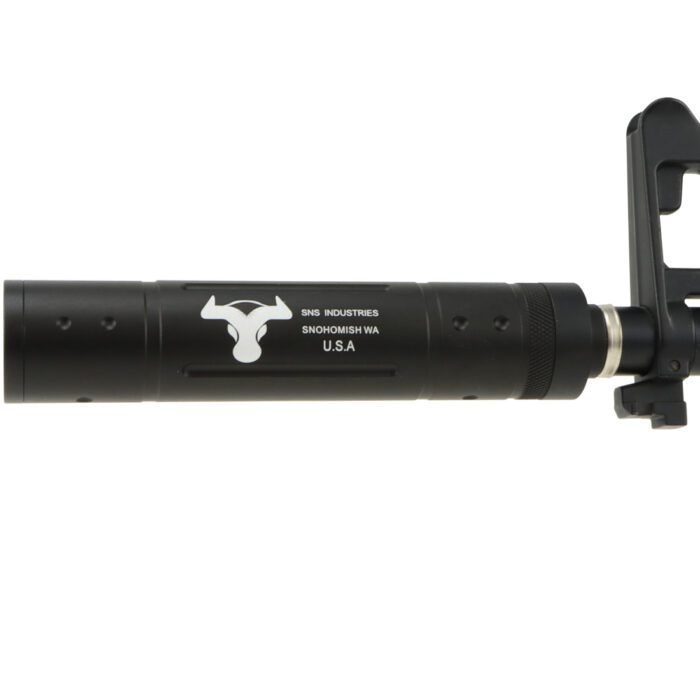 SNS Industries BULL Mock Suppressor for Gel Blasters - Black