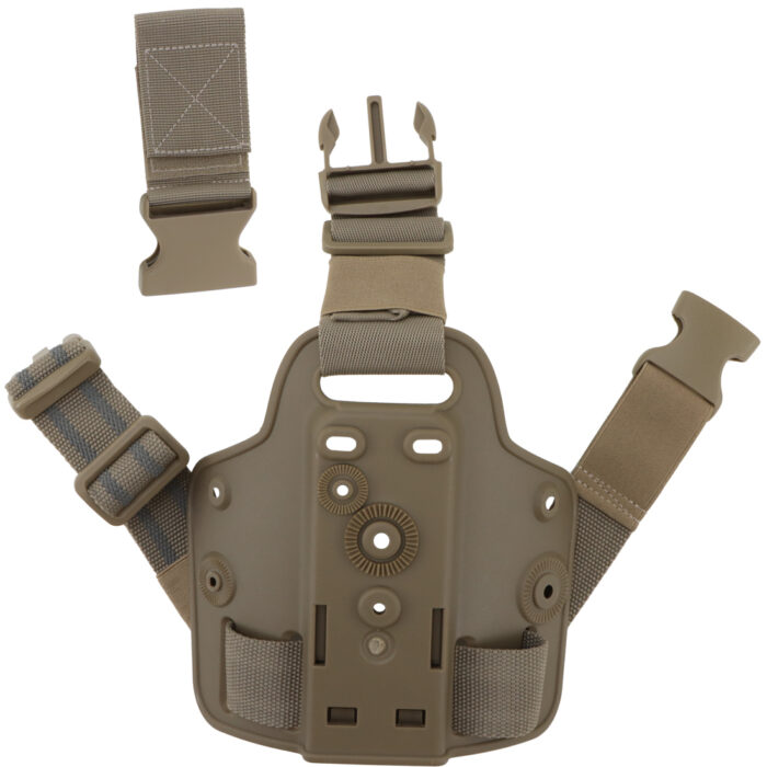 Universal Drop Leg Mount for Frameless Holster - Tan