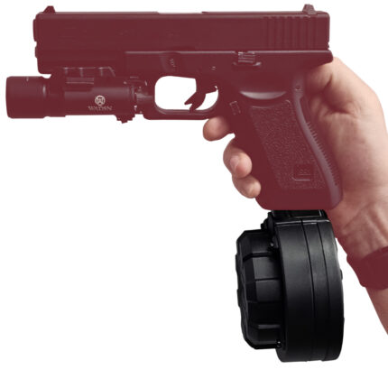 XYH Drum Magazine for Glock 22 Electric Gel Blaster Pistol