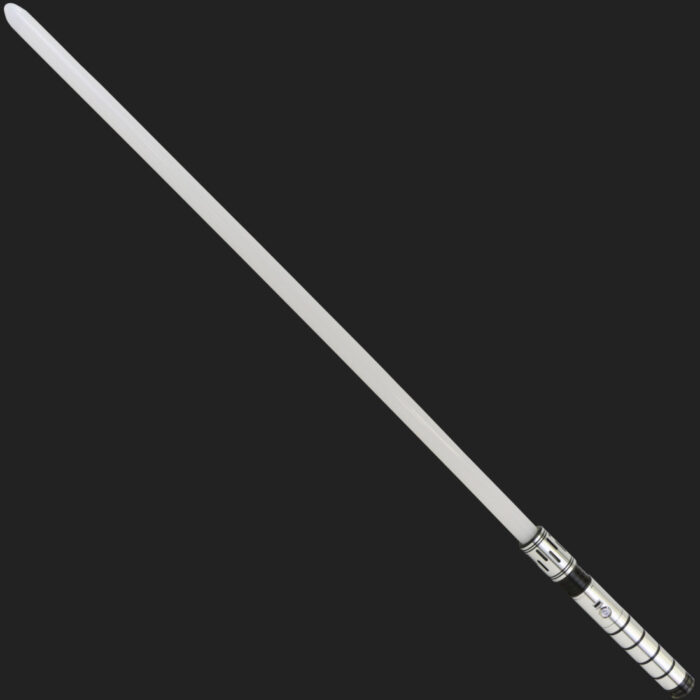 Silver Knight Light Saber - Silver and Black Hilt