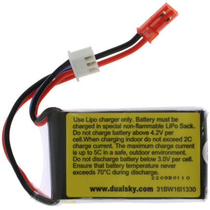 DUALSKY XP03002ULT RC 300 mAh 7.4v Aircraft Li-Po Battery