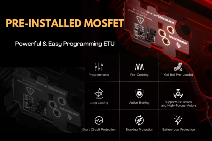 E&C COLT M16A2 AEG Gel Blaster Assault Rifle (EC-321-Ultra)