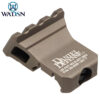 DD 1 O-Clock Offset Picatinny Rail Riser Mount - Tan