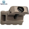 DD 1 O-Clock Offset Picatinny Rail Riser Mount - Tan