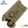 WADSN N-Style Laser Aiming Device - Red and Green Lasers (WD06059-DE) - Tan