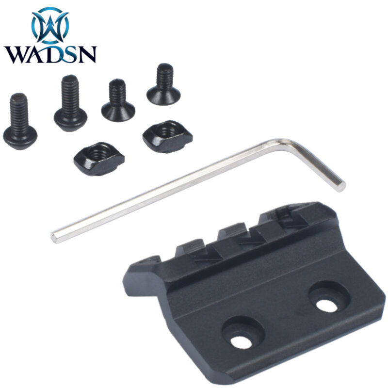 WADSN Offset M-Lok Picatinny Rail Riser Mount - Black | X-Force Tactical