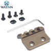 WADSN Offset M-Lok Picatinny Rail Riser Mount - Tan