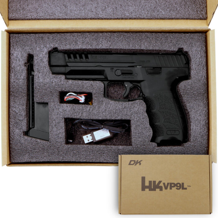 DK HK VP9L AEP Gel Blaster Pistol - Black
