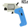 KELe Ghost Folding SWITCH GUN 5 Shot Dart Revolver - Blue/White