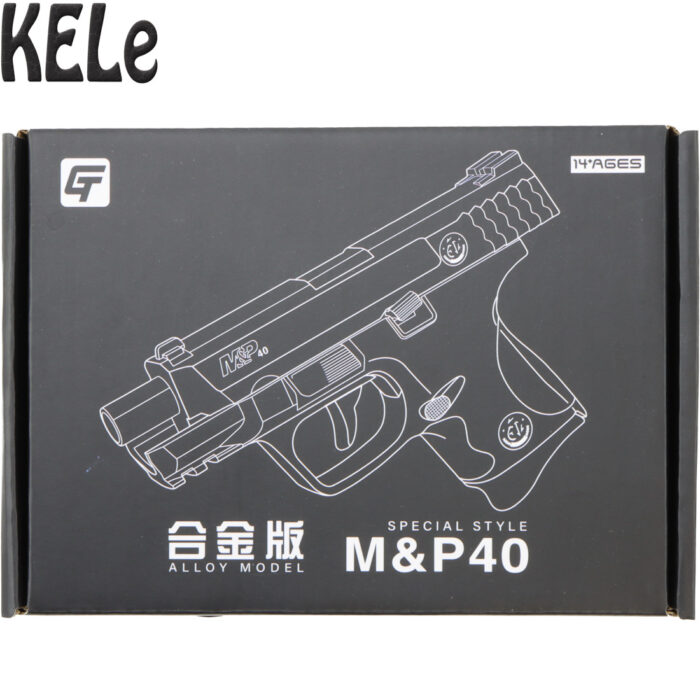 KELe M+P 40 Black Manual Springer Gel Blaster