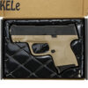 KELe M+P 40 Tan/Black Manual Springer Gel Blaster