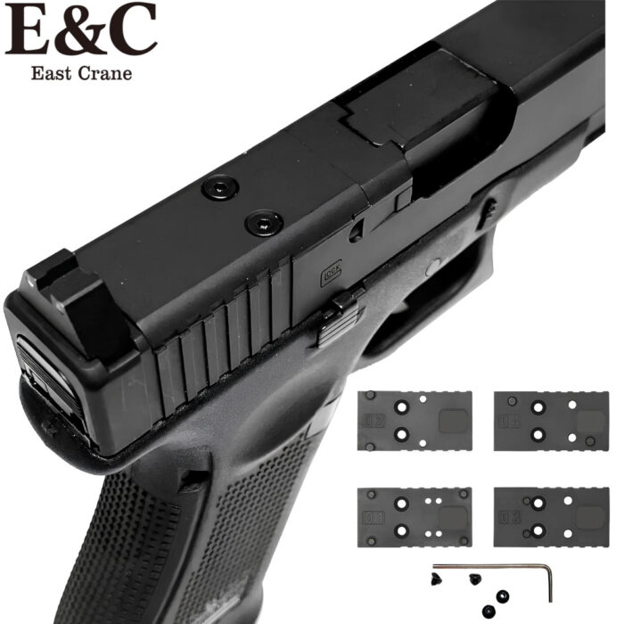 E&C Glock 17 Gen4 MOS GBB Gel Blaster Pistol - Black