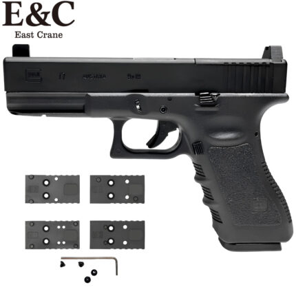 E&C Glock 17 Gen4 MOS GBB Gel Blaster Pistol - Black