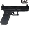 E&C Glock 17 Gen4 MOS GBB Gel Blaster Pistol - Black