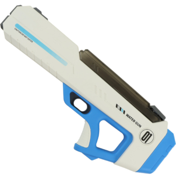 Soaker Electric Water Gun – White and Blue