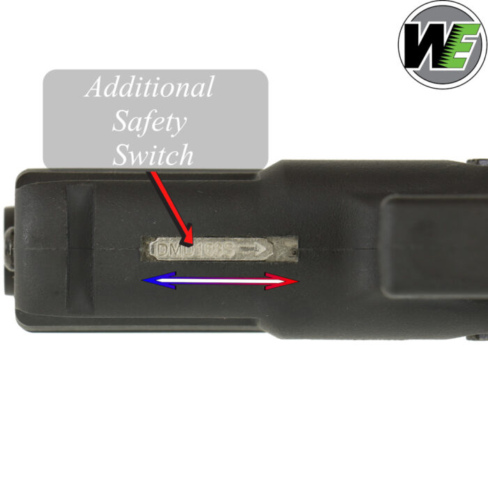 We Tech Glock 17 Gen 4 Gas Blowback Pistol GBB Gel Blaster - Black