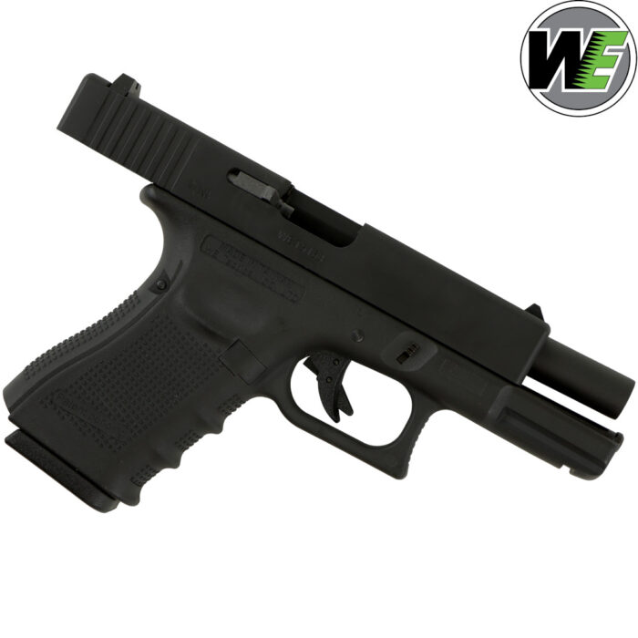 We Tech Glock 17 Gen 4 Gas Blowback Pistol GBB Gel Blaster - Black