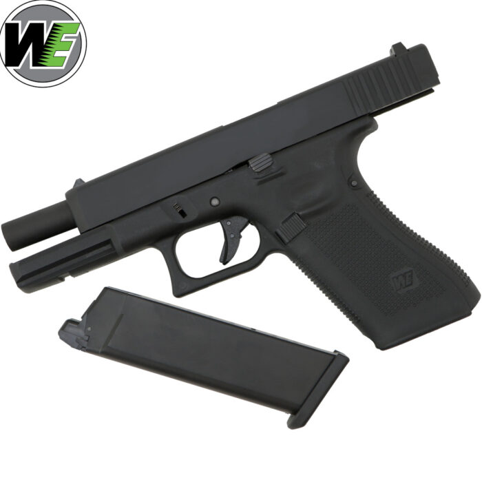 We Tech Glock 17 Gen 5 GBB Gel Blaster Pistol - Black - NO MARKINGS