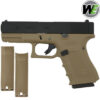 We Tech 19 Gen 4 Gas Blowback Pistol Gel Blaster - Black and Tan