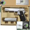 We Tech MEU M1911-A1 SOC GBB Gel Blaster Pistol - Brushed Silver