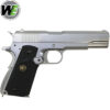 We Tech MEU M1911-A1 SOC GBB Gel Blaster Pistol - Brushed Silver