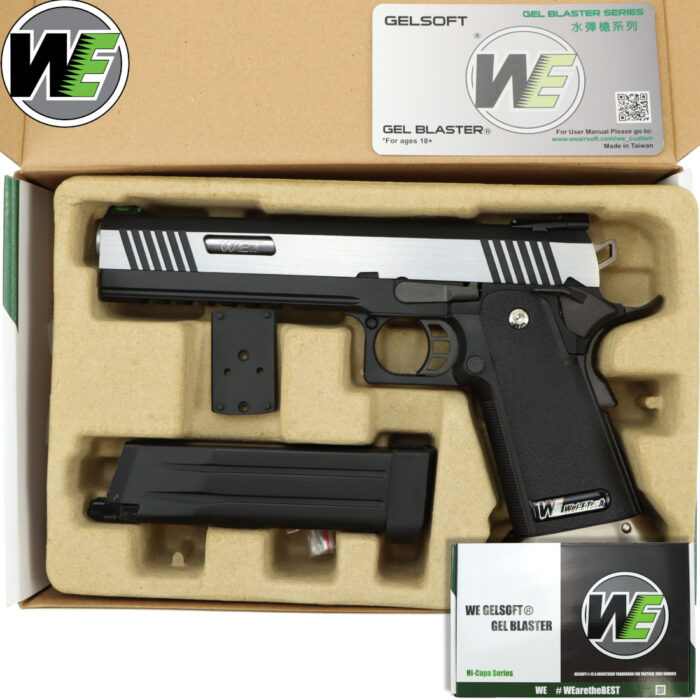 We Tech Two -Tone Hi-Capa 6 inch IREX GBB Gel Blaster Pistol
