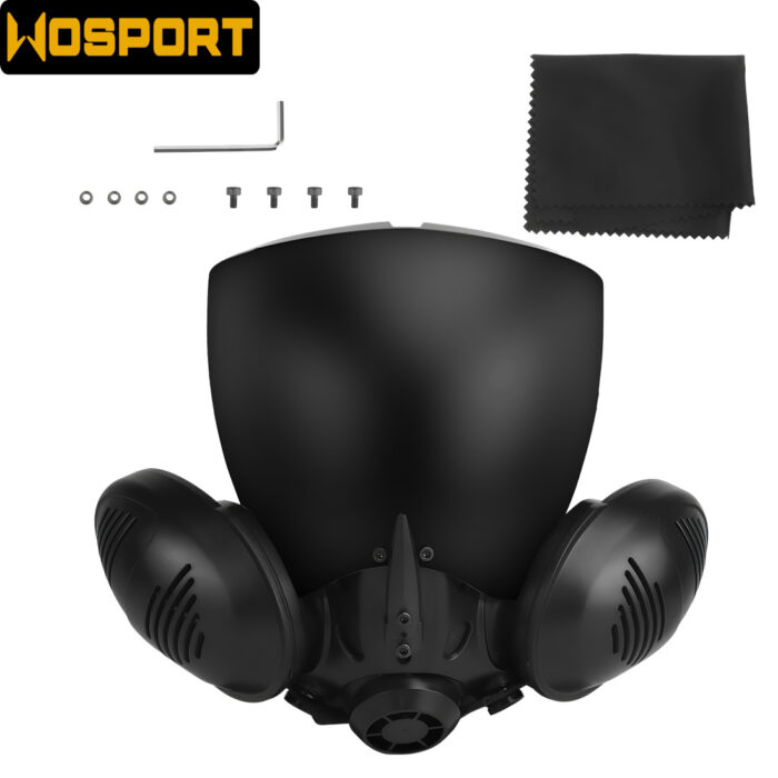 Wosport Cyberpunk COS Gas Mask with Face Shield
