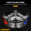 Wosport Silver LED Cyberpunk Night Mask