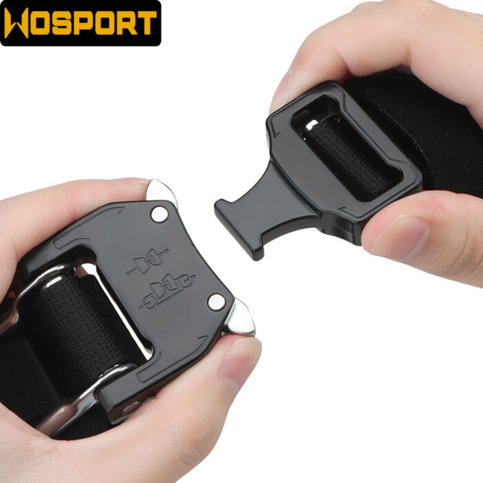 Wosport Bison BK Lightweight Tactical Belt - Black