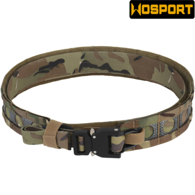 Wosport Bison CP Lightweight Tactical Belt – CP Multicam