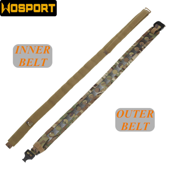 Wosport Bison CP Lightweight Tactical Belt - CP Multicam