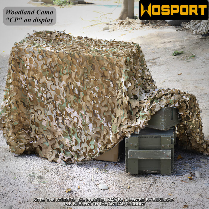Wosport CP Multi-Cam Camouflage Netting 1.5m x 2m