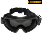 Wosport Tactical Anti-Fog Fan Glasses Goggle Style Mask