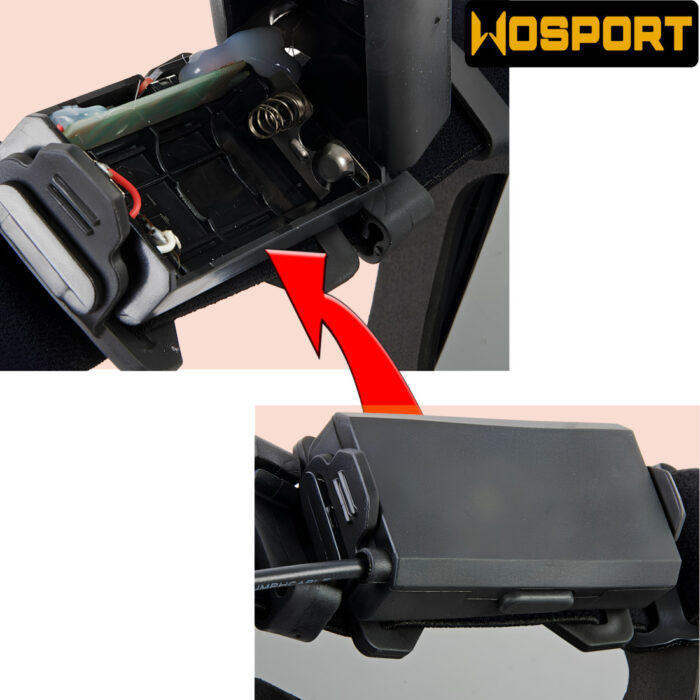 Wosport Tactical Anti-Fog Fan Glasses Goggle Style Mask
