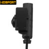 Wosport U94 Tactical PTT unit for Gen 5 Headset - Black