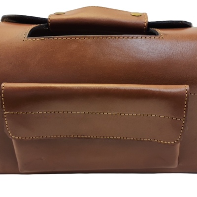 Premium Shotgun Leather Box with Side Pocket – Durable & Stylish Storage