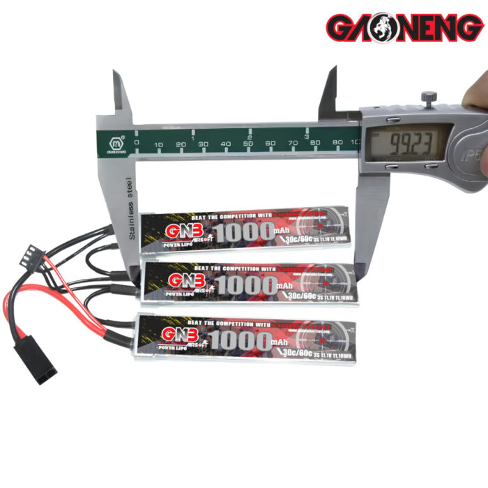 GAONENG Nunchuck 1000mah 11.1v Li-Po Battery with Mini Tamiya Plug