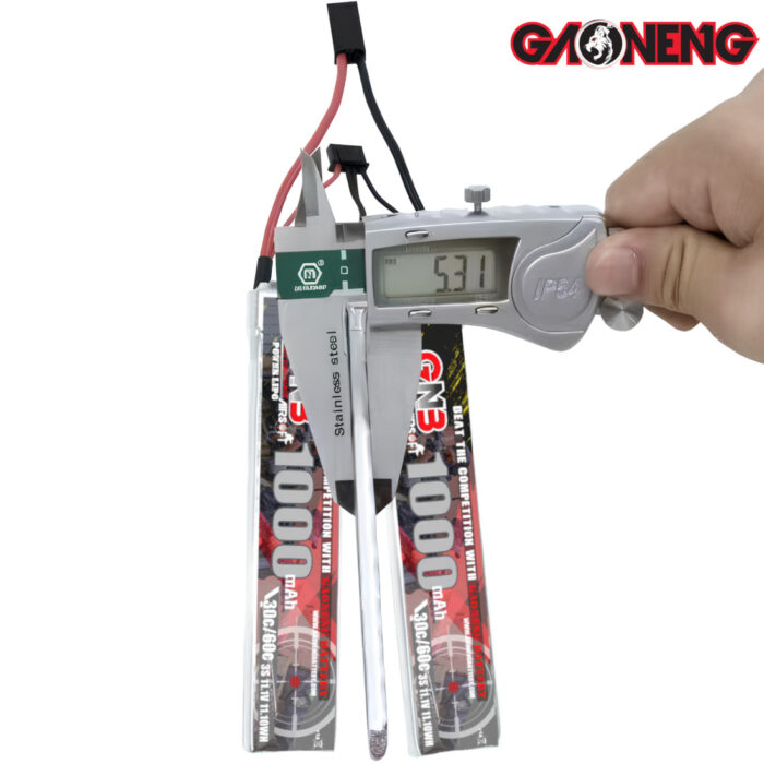 GAONENG Nunchuck 1000mah 11.1v Li-Po Battery with Mini Tamiya Plug