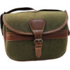 Green Canvas Shotgun Cartridge Ammo Bag