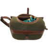 Green Canvas Shotgun Cartridge Ammo Bag