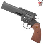 King Arms Python 357 Evil Green Gas Gel Blaster Revolver – Black