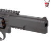 King Arms Python 357 Evil Green Gas Gel Blaster Revolver – Black