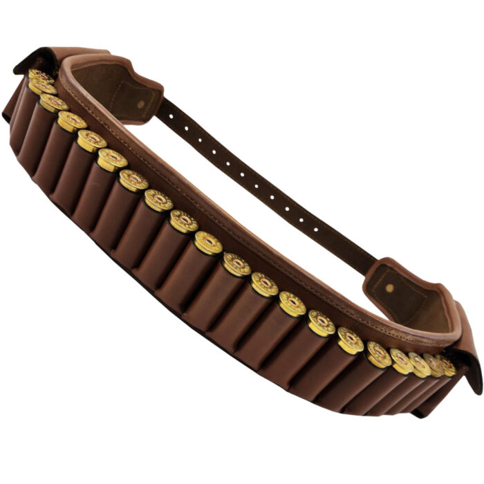 Premium Leather Shotgun Cartridge Belt