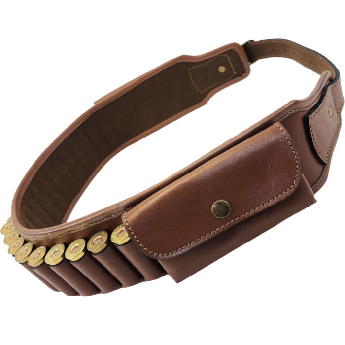 Premium Leather Shotgun Cartridge Belt